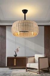 Rustic style ceiling fan
