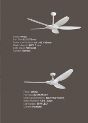 straight blade fan light