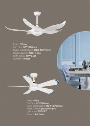 straight blade fan light
