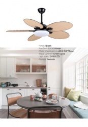 straight blade fan light