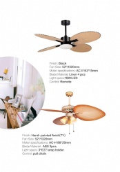 straight blade fan light