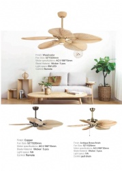 straight blade fan light