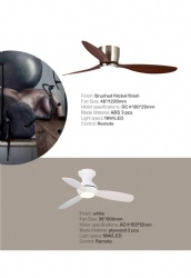straight blade fan light