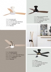 straight blade fan light