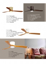 straight blade fan light