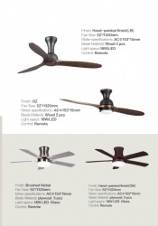 straight blade fan light