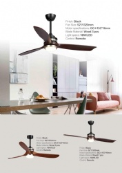straight blade fan light