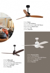 straight blade fan light