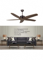 straight blade fan light