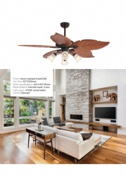 straight blade fan light