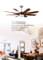 straight blade fan light