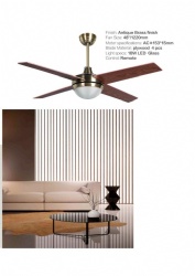 straight blade fan light