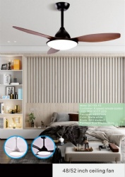 straight blade fan light