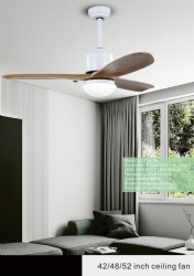 straight blade fan light