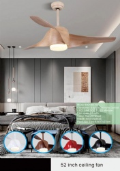 Rustic style ceiling fan