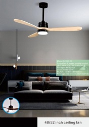 straight blade fan light