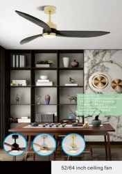 straight blade fan light
