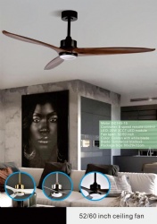 straight blade fan light