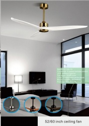 straight blade fan light