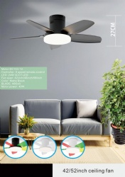 straight blade fan light