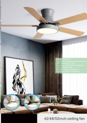 straight blade fan light