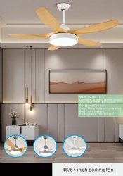 straight blade fan light