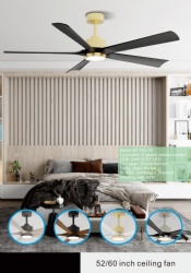 straight blade fan light