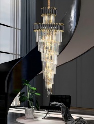 staircase chandeliers